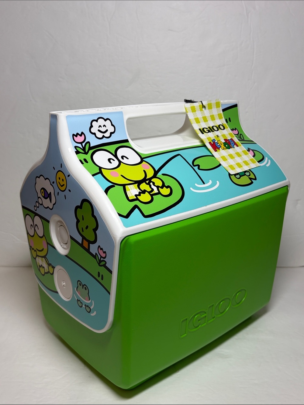Sanrio Hello Kitty KEROPPI 6 Cans Cooler Insulated Igloo Playmate NWT - Picture 2 of 10